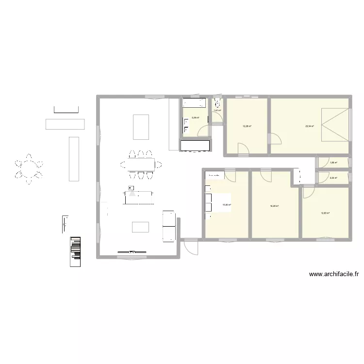 Maison a. Plan de 