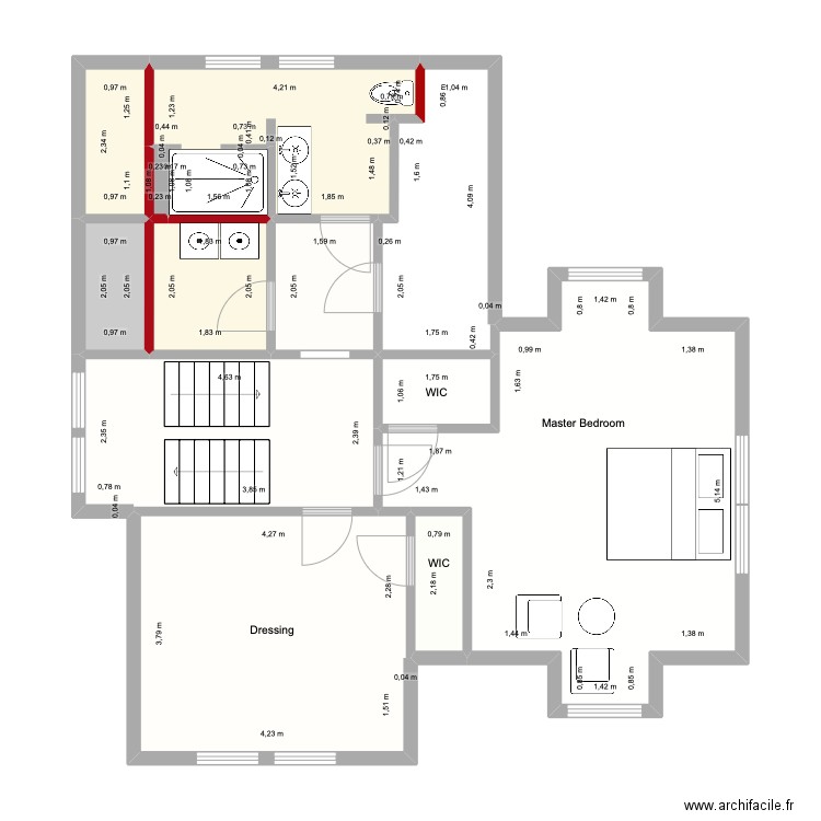 Alden V2. Plan de 38 pièces et 420 m2