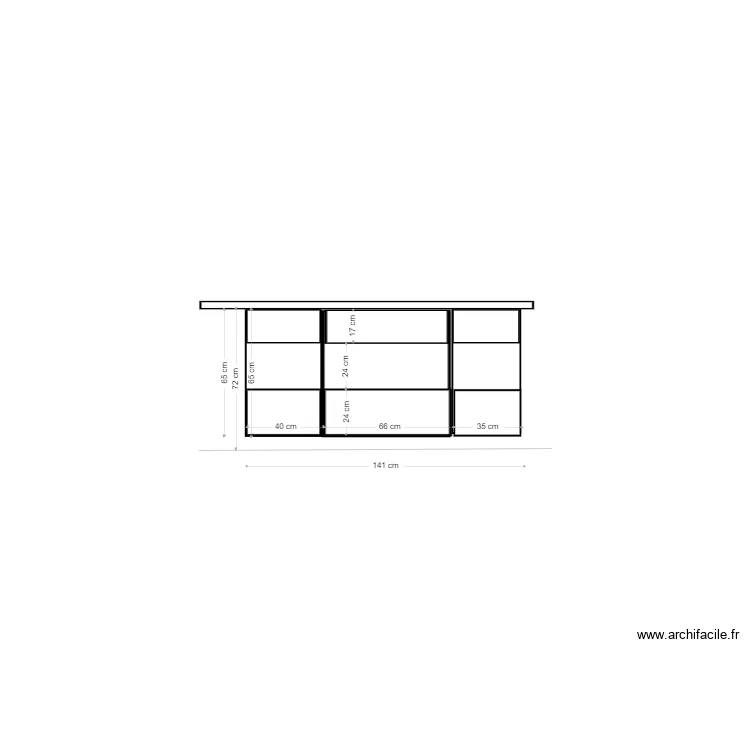 meuble sdb.1. Plan de 