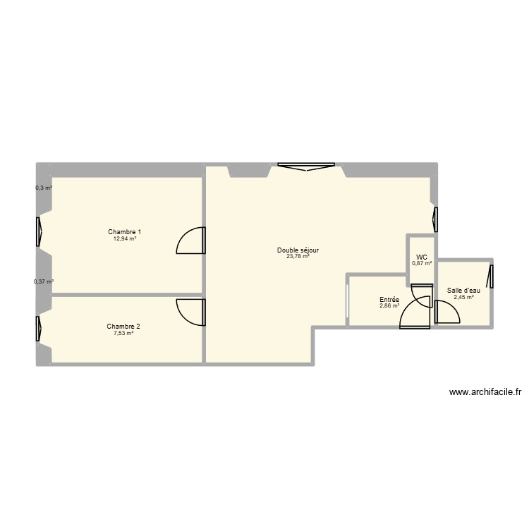 30 PARIS. Plan de 0 pièce et 0 m2