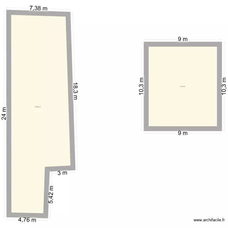 laburgade. Plan de 2 et 212 m² laburgade. Plan de 2 et 212 m²