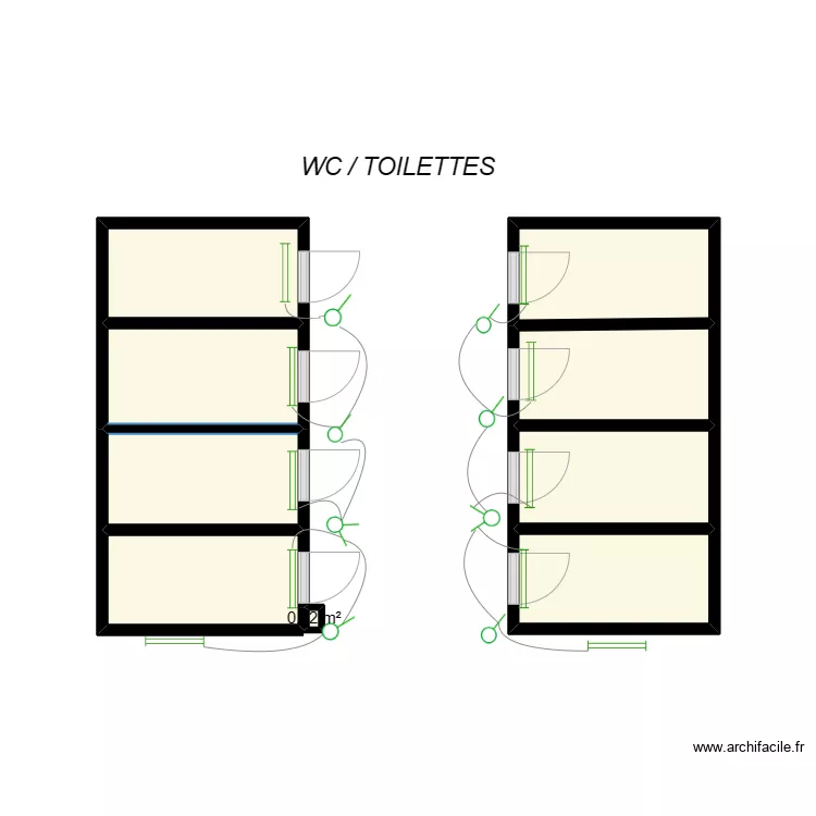 Positionnement des lampes WC toilette KONOHOUE WC. Plan de Positionnement des lampes WC toilette KONOHOUE WC. Plan de