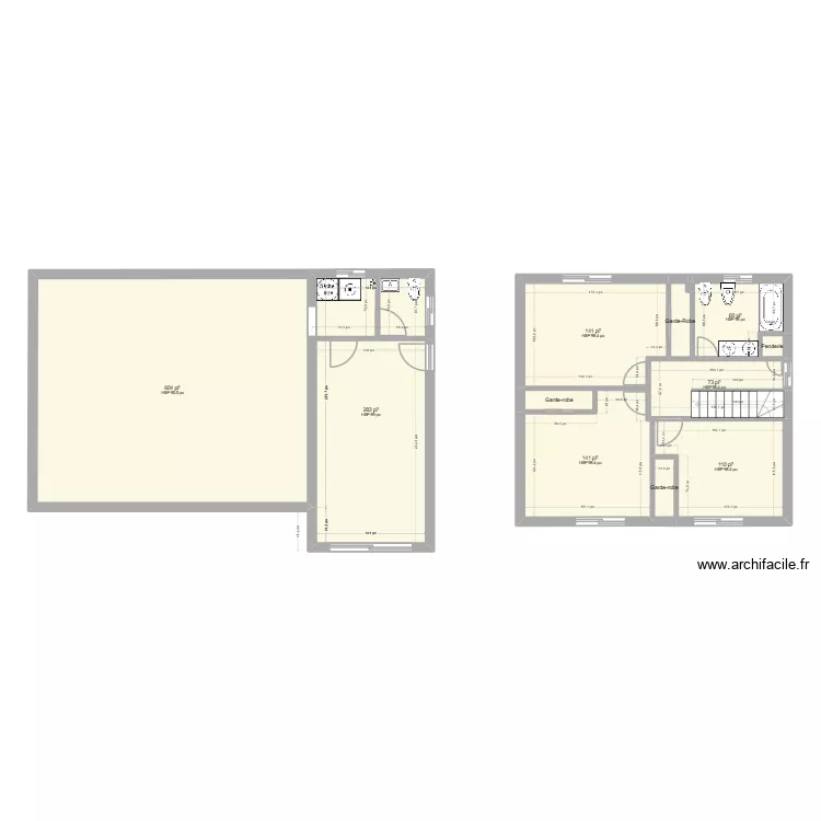 182 Haendel. Plan de 12 et 135 m² 182 Haendel. Plan de 12 et 135 m²
