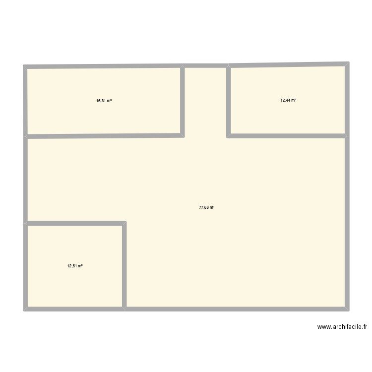 atelier elec ( art appliquer). Plan de 4 pièces et 119 m2