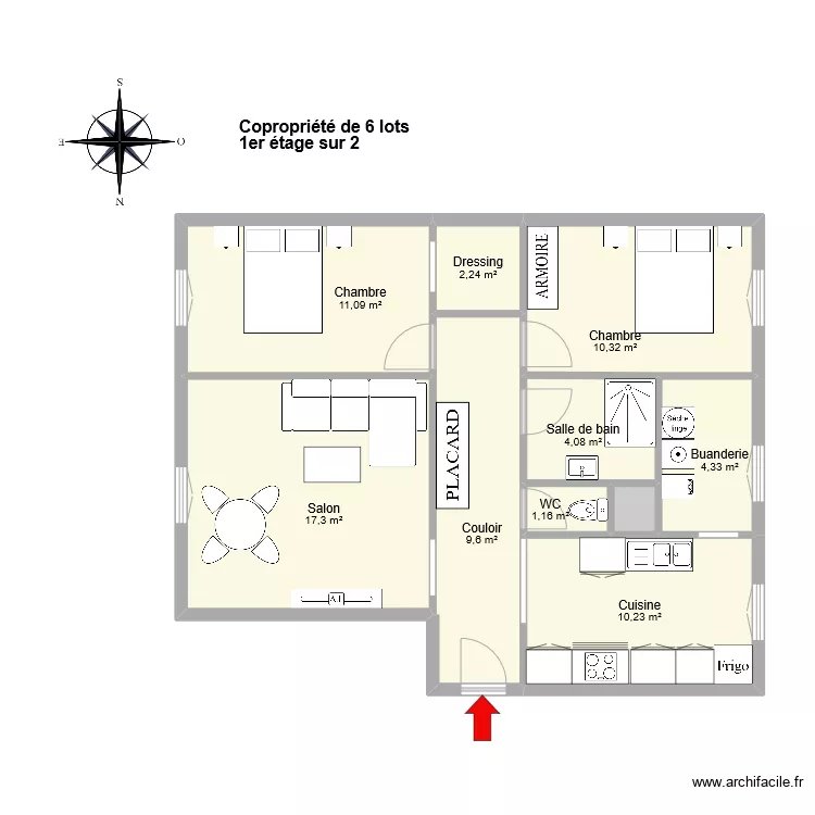 PAPA Dominique. Plan de 