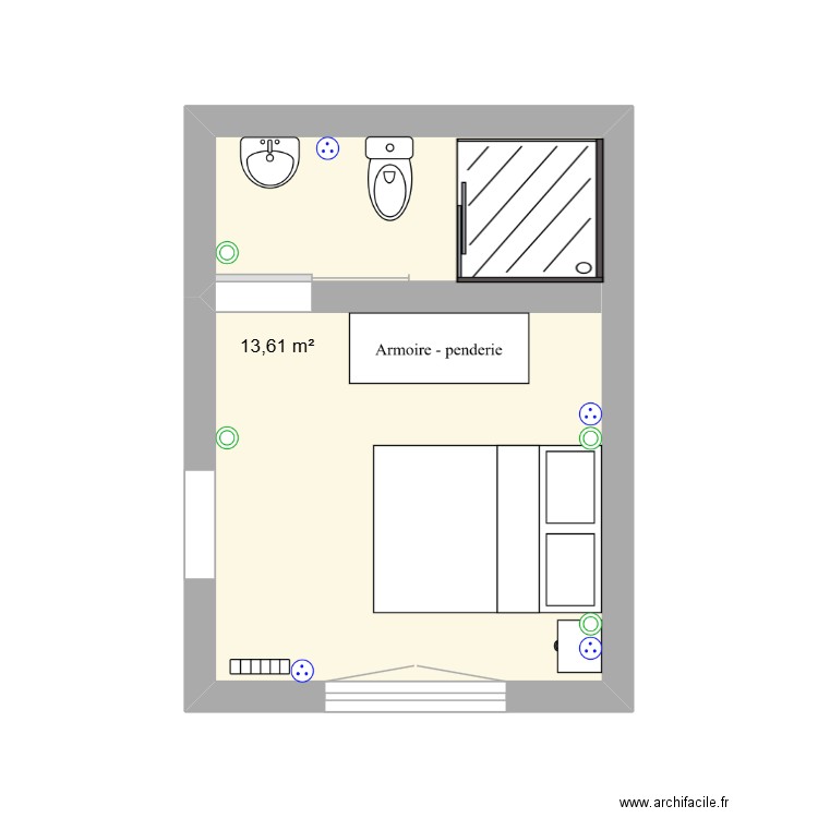 Formigales 2. Plan de 1 pièce et 14 m2
