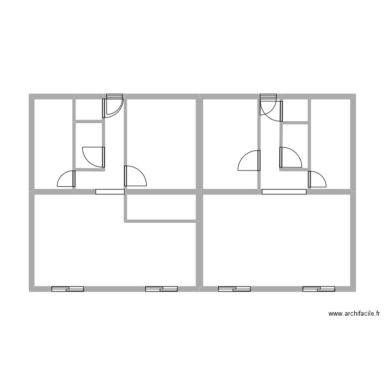 Carqueiranne. Plan de 13 pièces et 55 m2