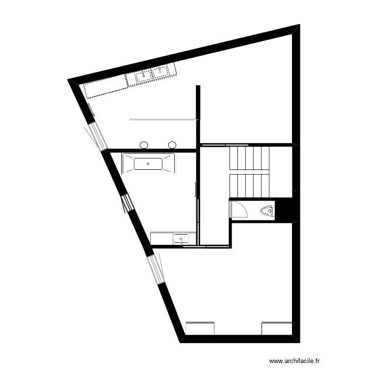 SHOWROOOM ETAGE. Plan de 0 pièce et 0 m2