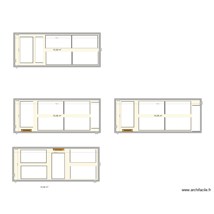 hall padel. Plan de 0 pièce et 0 m2