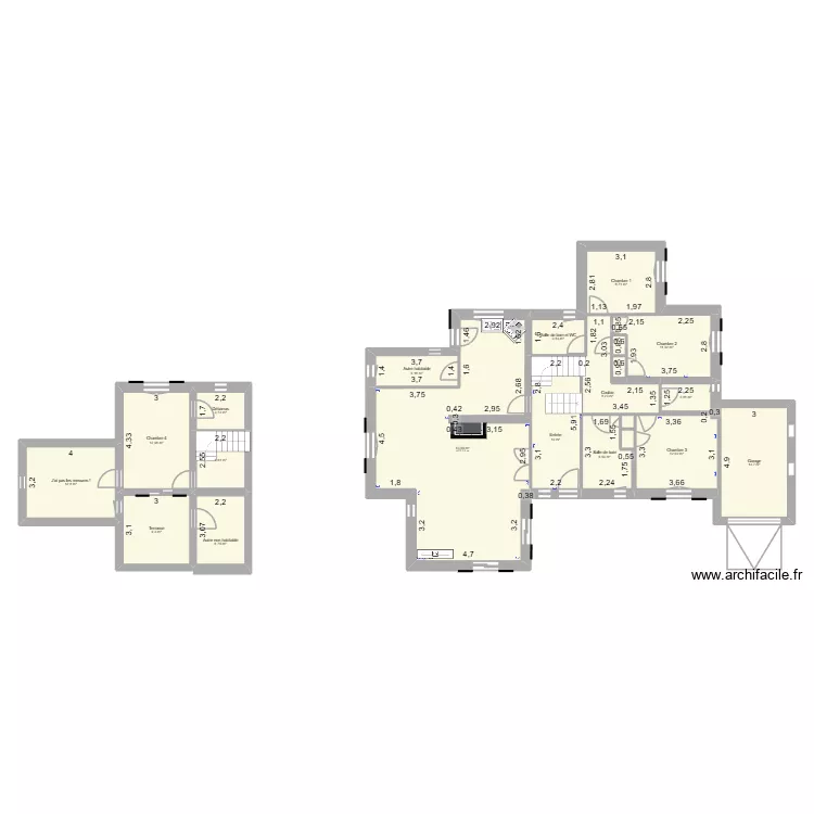 Ceyreste. Plan de 21  et 193 m²