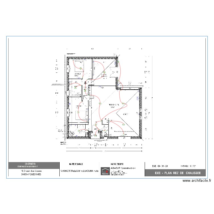 KHADIR ABADIE. Plan de 0 pièce et 0 m2