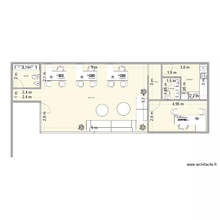 BUREAU HAY HASSANI. Plan de BUREAU HAY HASSANI. Plan de