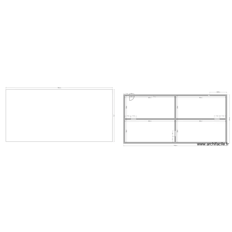 M2 - Plans Ma&ccedil;onnerie. Plan de 4  et 134 m²