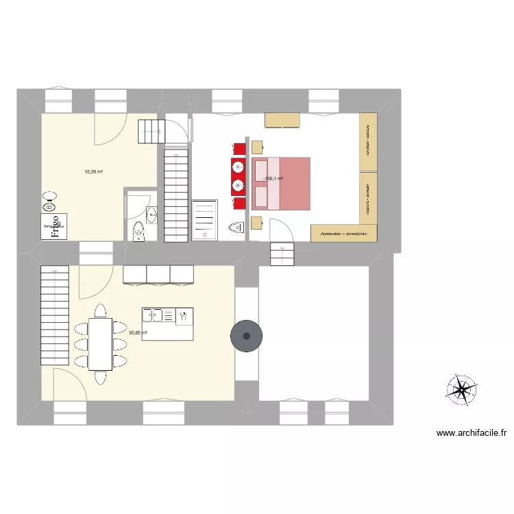 maison de m&eacute;m&eacute;. Plan de 