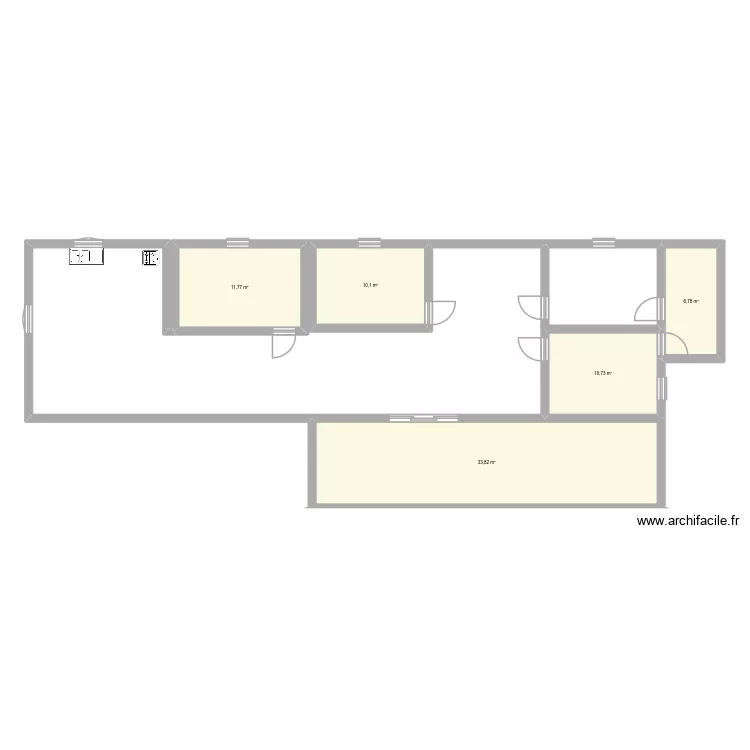 maison. Plan de 5 et 73 m² maison. Plan de 5 et 73 m²