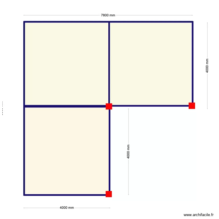 michael. Plan de 3  et 45 m²