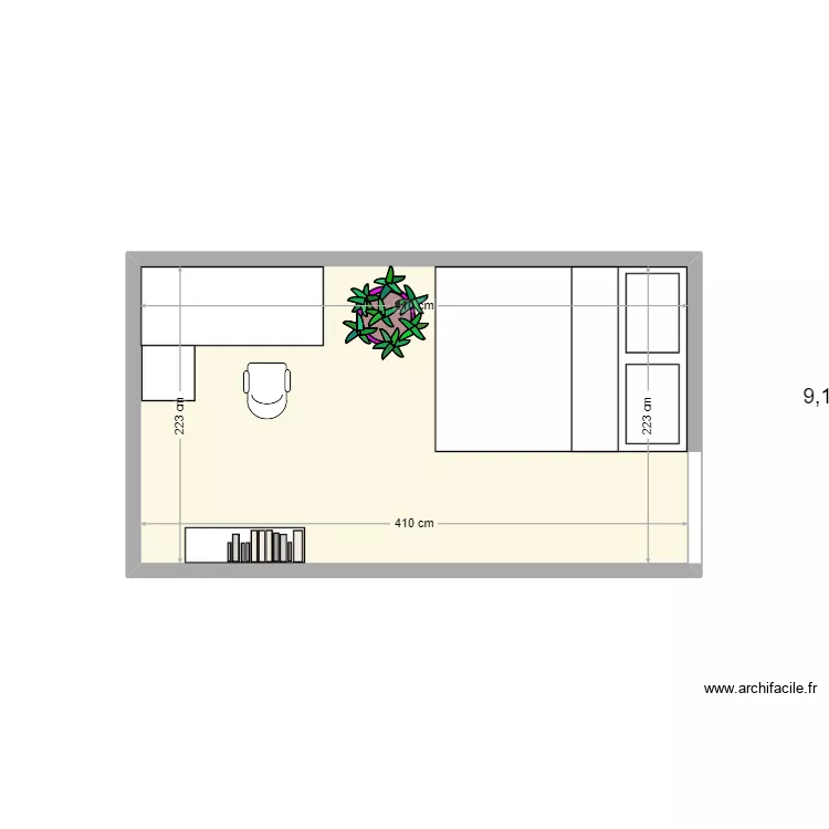 Bureau. Plan de 