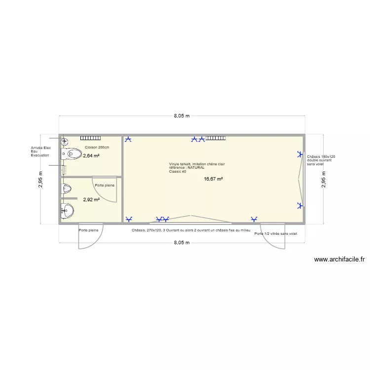 Wilmus 800x300. Plan de 