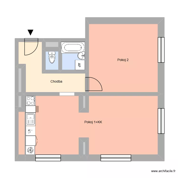 Budovatelská 469 byt 4. Plan de 14 et 177 m² Budovatelská 469 byt 4. Plan de 14 et 177 m²