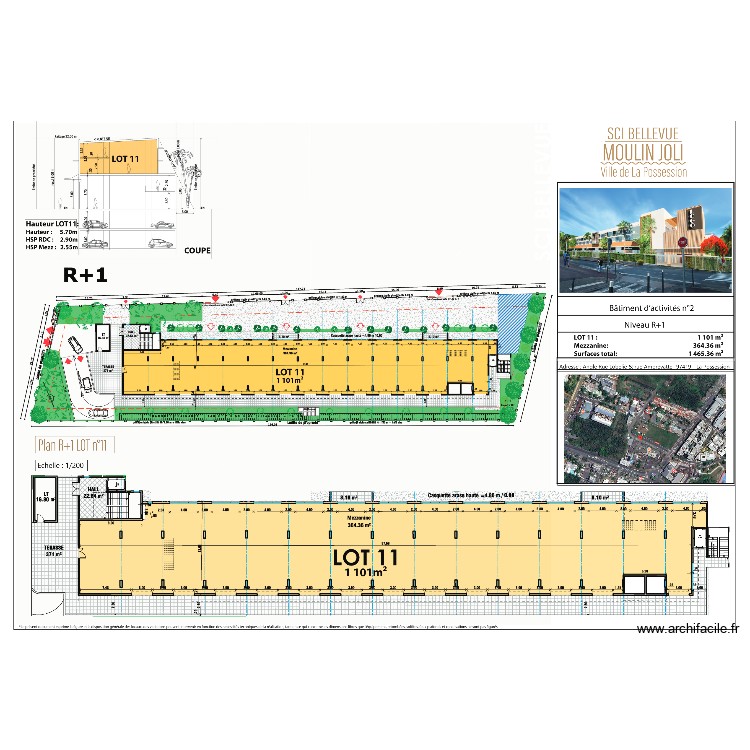 LA POSSESSION MOULIN JOLI R+1. Plan de 0 pièce et 0 m2