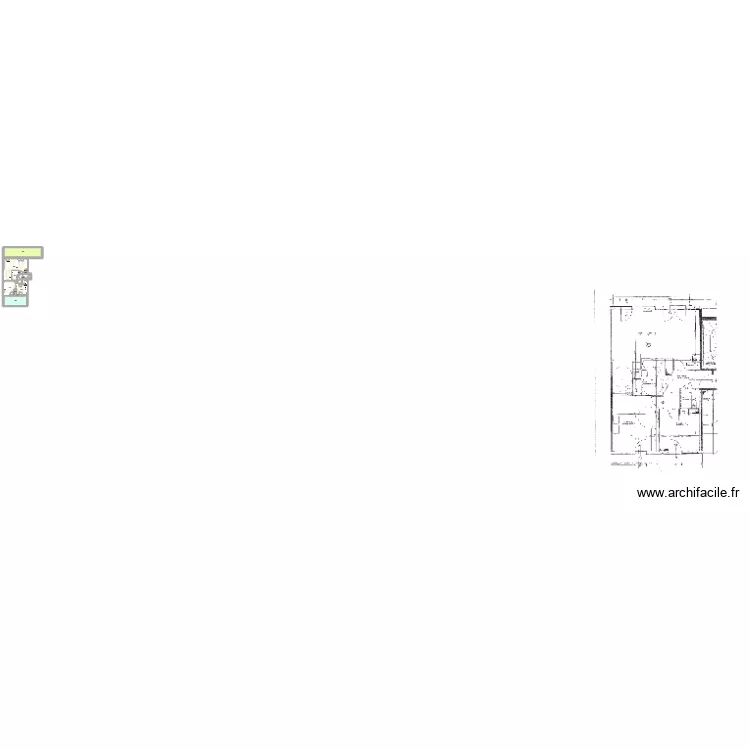 Appartement. Plan de 13  et 112 m²