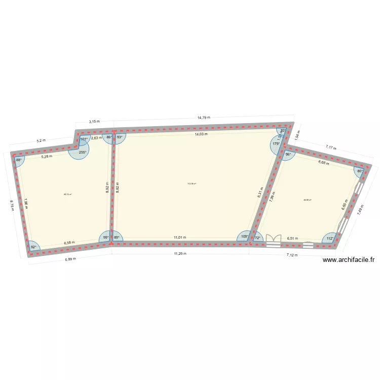 rdc 21 06. Plan de 3 et 220 m² rdc 21 06. Plan de 3 et 220 m²