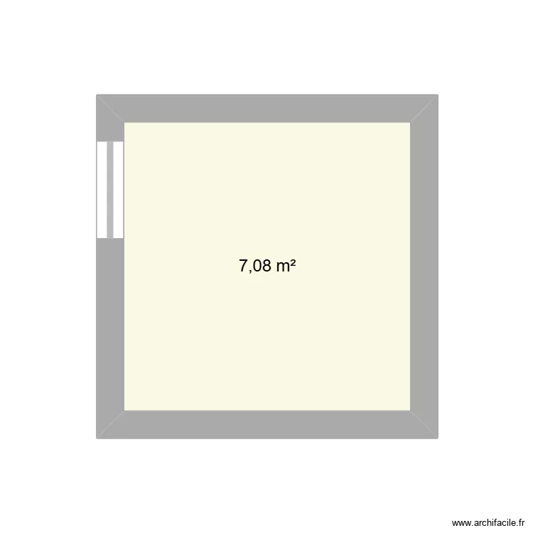 chambre. Plan de 1 et 7 m² chambre. Plan de 1 et 7 m²