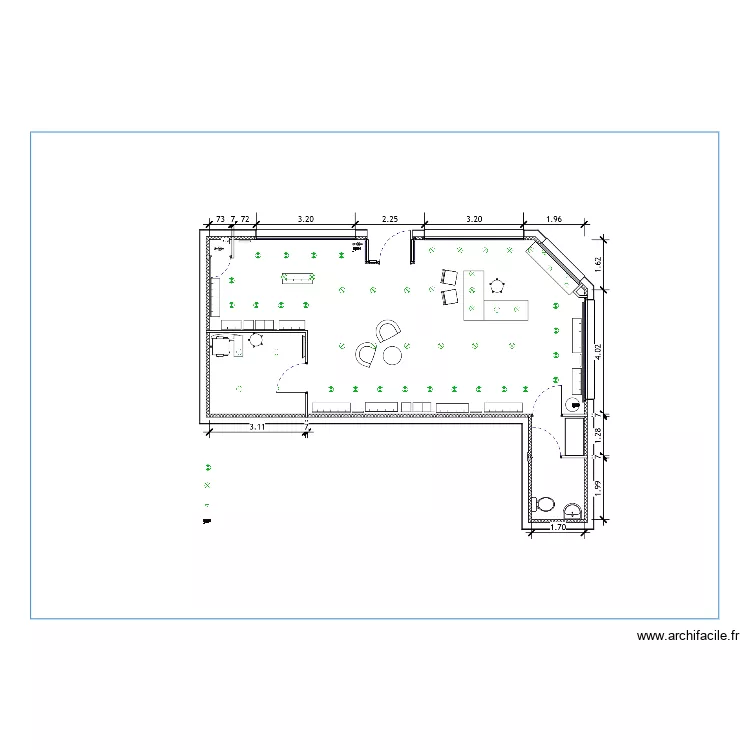 Bruay Eclairage . Plan de 