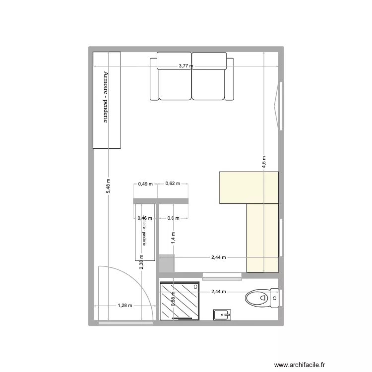 24 MASSON PROJET. Plan de 
