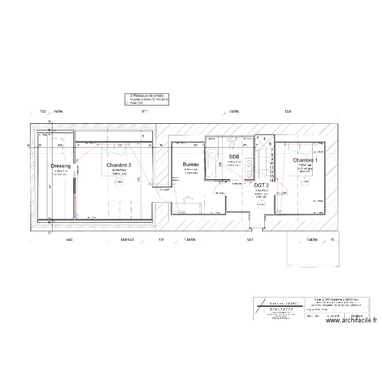 LE BRIS - GIBIARD étage. Plan de 0 pièce et 0 m2