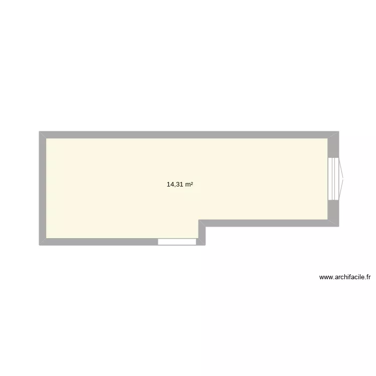 abri couvert v&eacute;lo. Plan de 