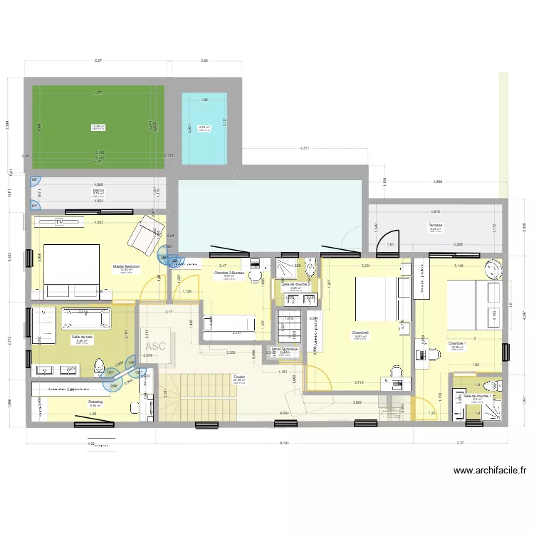 NathalieSOULAINE - La bien Batie 3. Plan de 24  et 420 m²