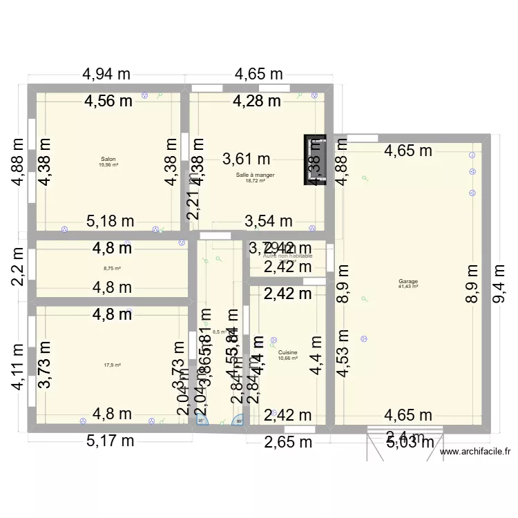 ORADOUR SUR GLANE. Plan de 8 Pièces et 129 m² ORADOUR SUR GLANE. Plan de 8 Pièces et 129 m²