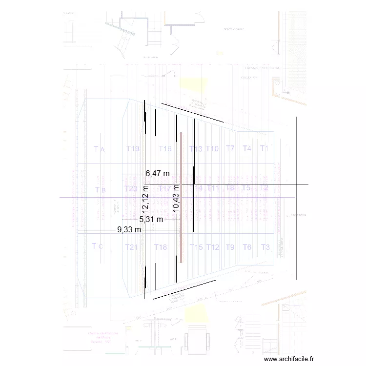 Plateau espace de jeu. Plan de 