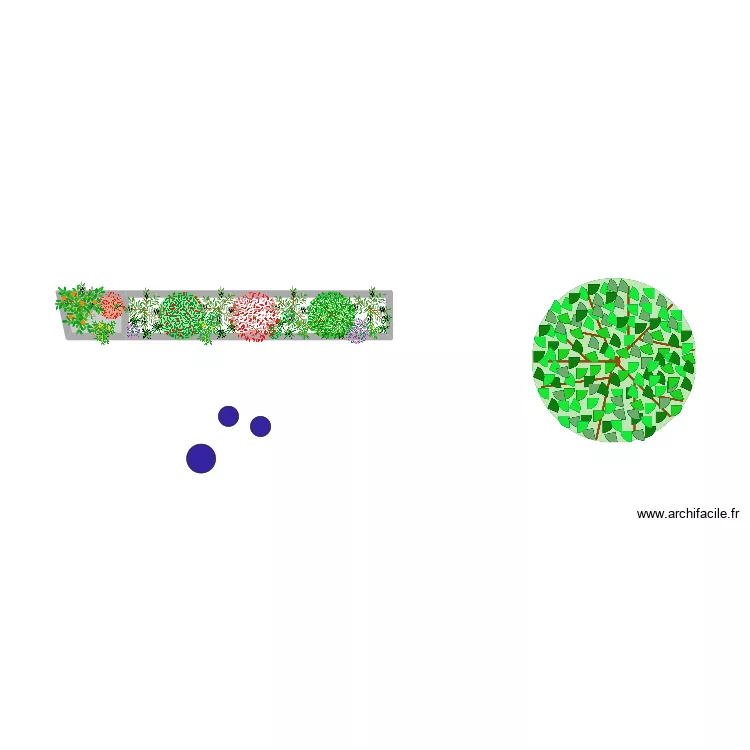 Pelleport. Plan de 2  et 4 m²