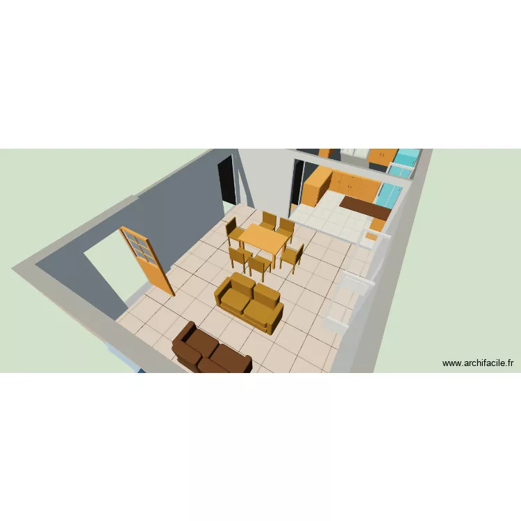 pompier. Plan de 3  et 47 m²
