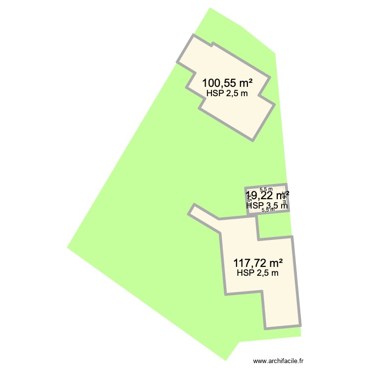 GARAGE 5. Plan de 0 pièce et 0 m2