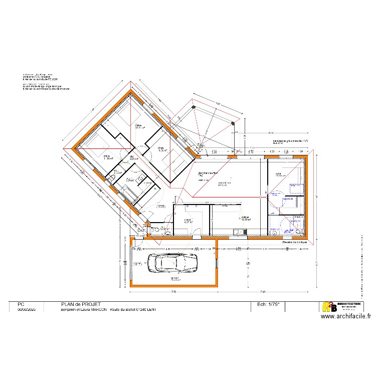 MARCON Benjamen - LENT. Plan de 0 pièce et 0 m2