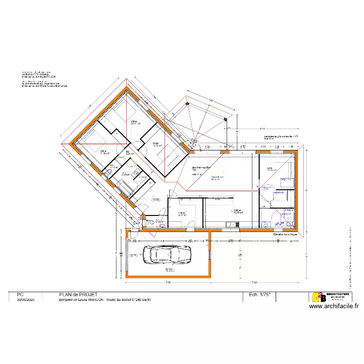 MARCON Benjamen - LENT. Plan de 
