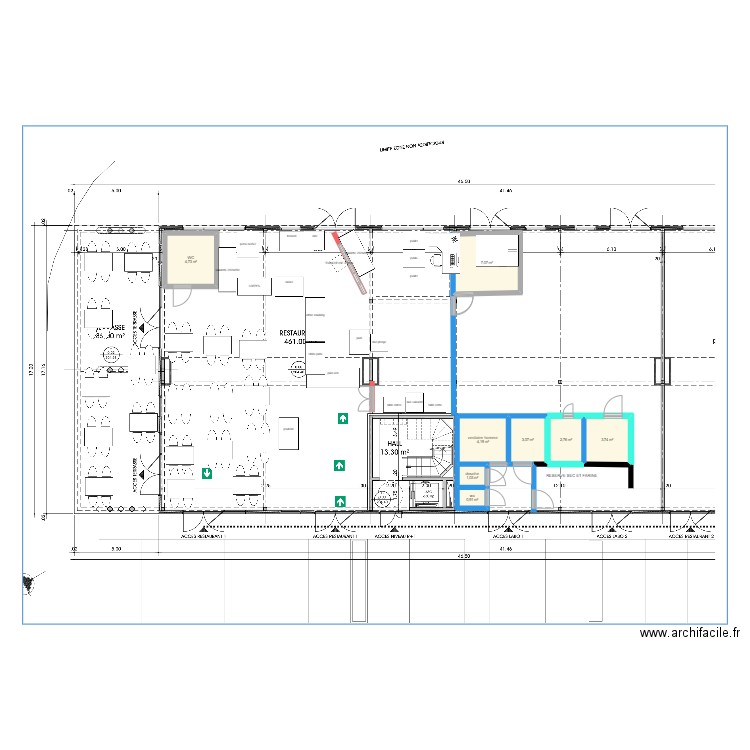 gougeon v2.2. Plan de 8 pièces et 27 m2