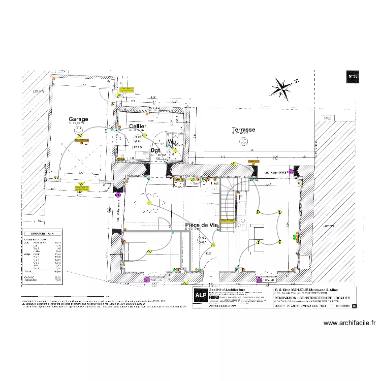 MAHJOUB PLAN N°38. Plan de MAHJOUB PLAN N°38. Plan de