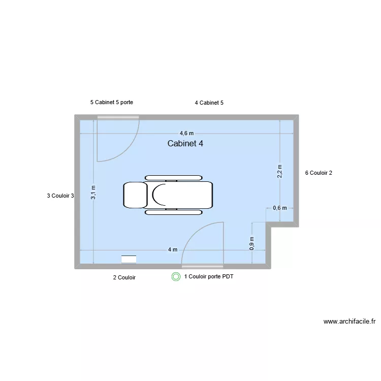 31370 Cabinet 4. Plan de 1 et 14 m² 31370 Cabinet 4. Plan de 1 et 14 m²