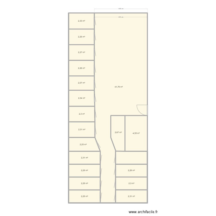 plan 1. Plan de 0 pièce et 0 m2