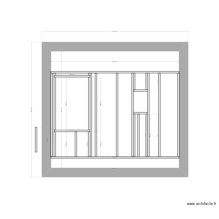 Section 3. Plan de 1 pièce et 12 m2