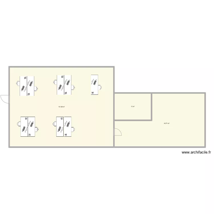 portakabin. Plan de portakabin. Plan de