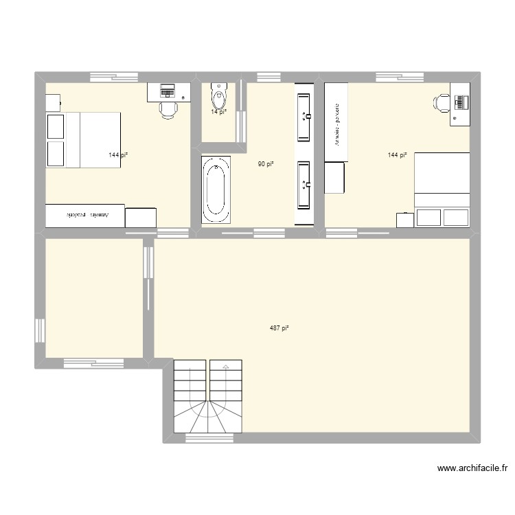 maison 2. Plan de 0 pièce et 0 m2