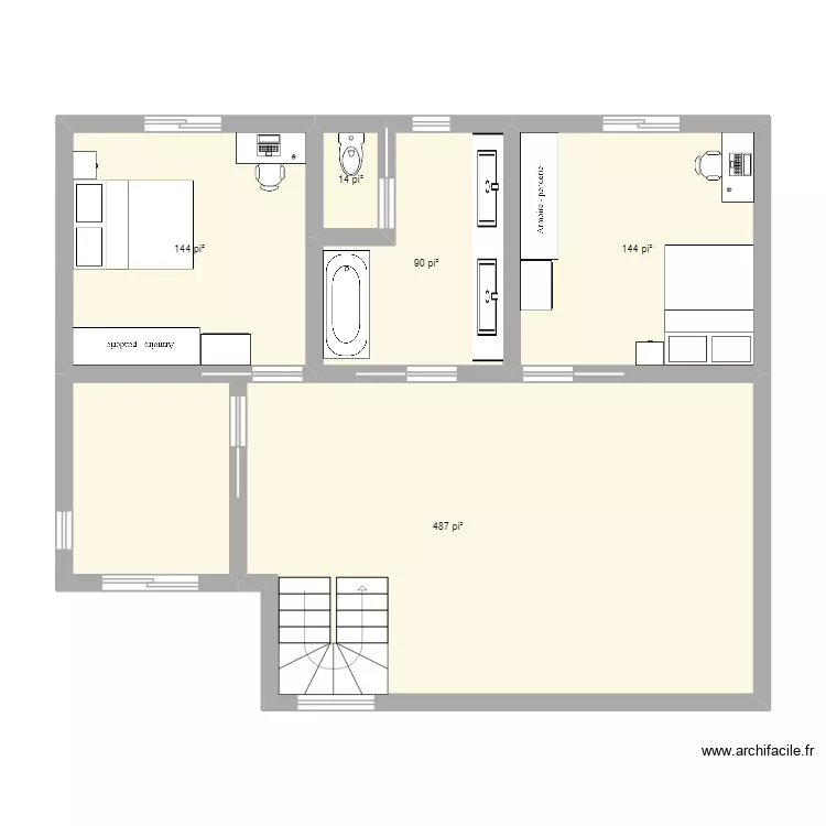 maison 2. Plan de 5 et 82 m² maison 2. Plan de 5 et 82 m²