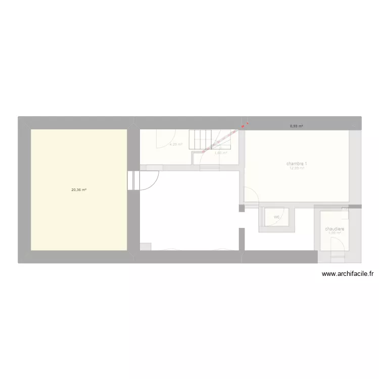 chantier loic. Plan de 