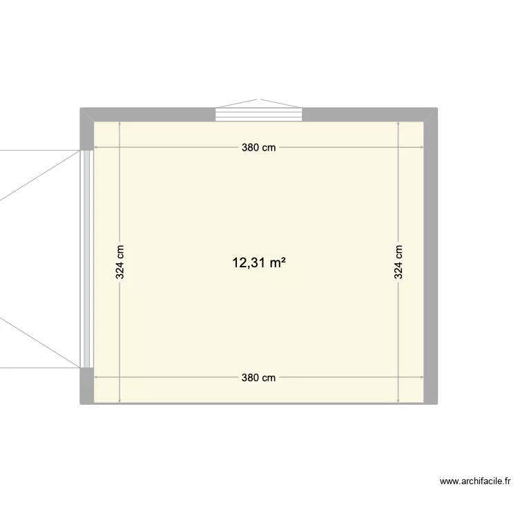 abri de jardin. Plan de abri de jardin. Plan de
