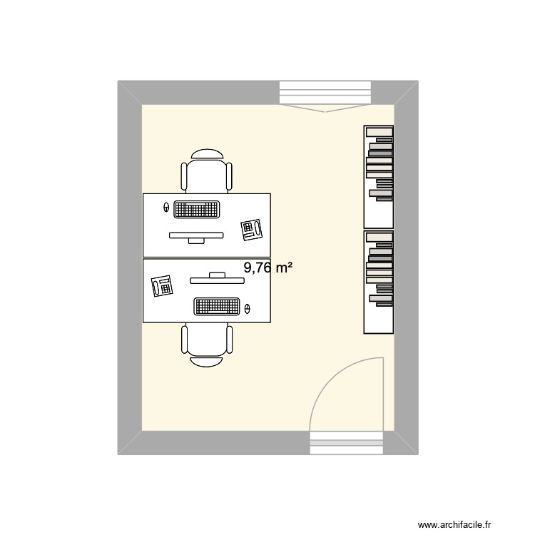 Bureau Anne et Sabine. Plan de 0 pièce et 0 m2